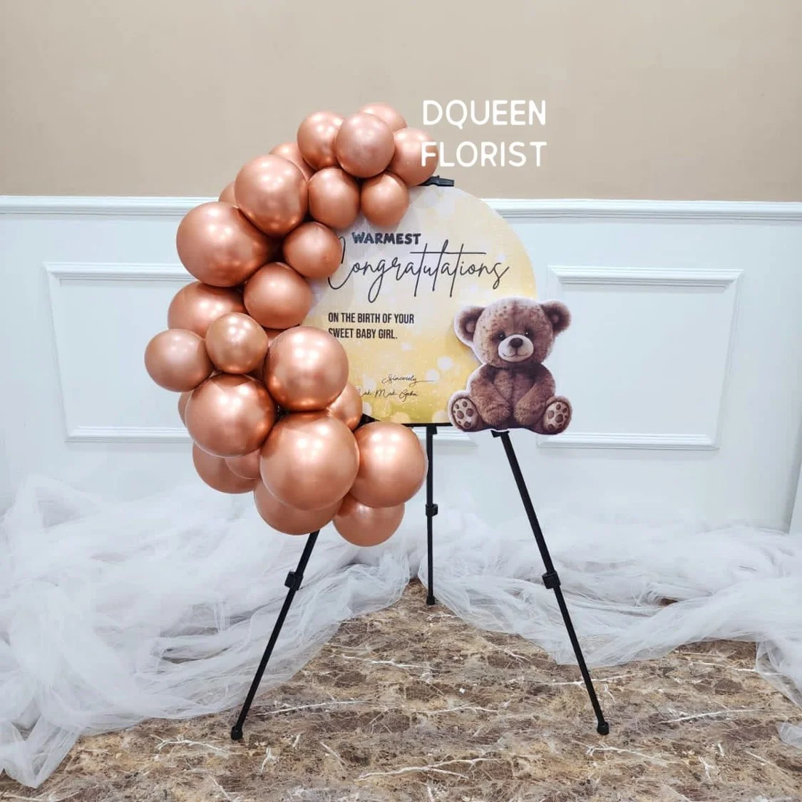 buket bunga murah dqueen florist (papan balon)